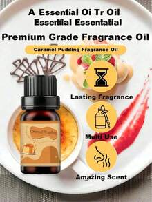 1 buah - 0,34 ons Minyak Esensial Pengharum Ruangan, Cocok untuk Memanggang, Aromaterapi Natal, Pelembap Udara, Pembuatan Lilin, Puding Karamel, Marshmallow, Pai , Kue Kopi, dll., Berbagai Aroma Dikirim Secara Acak, Cocok untuk Diffuser Aromaterapi, Pelembap Udara Minyak Esensial, Diffuser Plaster Aromaterapi. - A - View 6