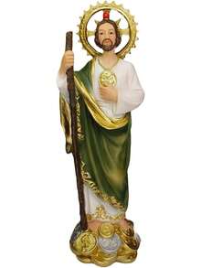 6" Nativity Set With 11 Figures, Nativity Scene Figurines Christmas Indoor Statues Resin Religious Decorations - 8"-st. Jude - View 2