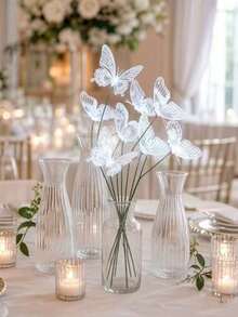 3D Simulated Butterfly Flowers, Suitable For Vases, Outdoor Patios, Wedding Celebrations, Outdoor Garden Decorations, Office Decorations, Bathroom Decorations, And Coffee Corner Decorations. - Butterfly - View 4