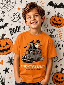 Young Boys T-Shirts - Orange - View 2