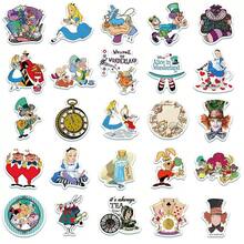 Disney 50PCS Alice In Wonderland Doodle Stickers DIY Phone Case Notebook Water Cup Waterproof Stickers Toys - Multicolor - View 7