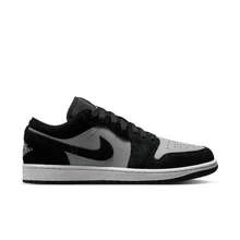 Nike Jordan Air Jordan 1 Comfortable Fit Low-Top Retro Basketball Shoes Men's - Dark Gray - View 6
