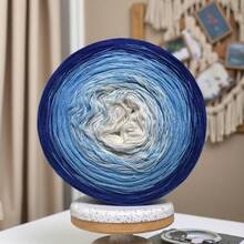 500g Soft Gradient Yarn For Hand Knitting Scarves, Smooth Crochet Yarn For DIY Crafts, Can Knit Scarves, Hats, Shawls, Sweaters, Handmade Accessories, Available In Vibrant Blue And More Colors, Multi-Color Options, Suitable For All Seasons - 500g-multi-color - View 10