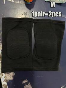 1 buah/1 pasang Pelindung Lutut Lembut dan Bernapas/1 set Kombinasi Pelindung Lutut dan Pergelangan Tangan, Pelindung Lutut, Aksesori Kebugaran, Penopang Lutut, Pelindung Lutut Olahraga, Pelindung Lutut Gym - Hitam - View 10