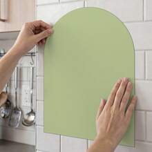 1pc Self-Adhesive Erasable Refrigerator Whiteboard Sticker, 40x30cm, Soft PET Material, Wipeable Clean, Color Coded, Weekly Meal Planner Board, Breakfast, Lunch, Dinner, Snack Menu Organizer Tracker, Kitchen Home Diet Planning Memo Board - D - View 10