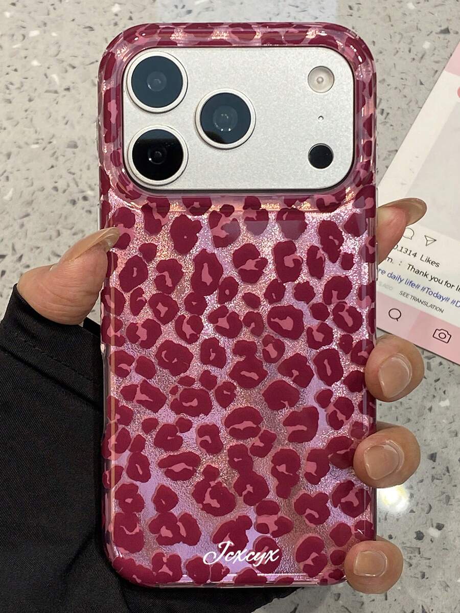 奢華秋季棕色豹紋亮片冰川手機殼，適用於 iPhone 18 Pro Max 18 Pro 17 Pro Max 17 Pro 17 16 Pro Max 16 Pro 16 15 Pro Max 15 Pro 15 14 Pro Max 14 Pro 14 13 Pro Max 13 Pro 13 12 Pro Max 12 Pro 12 11，時尚防震防摔手機保護殼