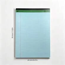 A3 Memo Pad, 28.5cm*20.5cm. 52 Sheets Per Book, Tear-Off Memo Pad, Notebook, Minimalist Aesthetic Memo, Color-Block Scratch Paper Writing Pad, Suitable For Drafts, Lists, Letters, Back To School, Students, Suitable For School, Office, School Supplies - One Size - View 6