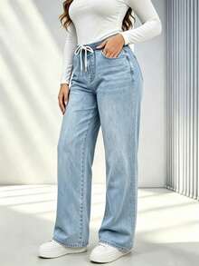 Women Jeans - Light Blue - View 4