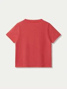 FOR BEAUTY Women's Short Sleeve Knit Cardigan, Red Button Round Neck, Casual Y2K Style, Suitable For Party, Vacation, Outing And Streetwear, Summer And Autumn - Watermelon Red - View 9