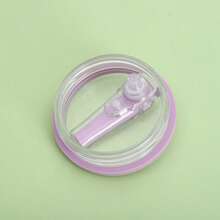 2pcs Replacement Insulated Cup Lids With Reusable Straws, Transparent Sliding Lid With Silicone Seal, Compatible With Stanley 40oz Insulated Cup - Multicolor - View 5