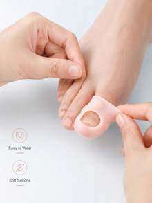 4 buah Alat Koreksi Kuku Kaki yang Tumbuh ke Dalam dari Silikon, Perawatan Tanpa Rasa Sakit untuk Kuku yang Tumbuh ke Dalam dan Paronikia, Pelindung Kaki yang Cocok untuk Semua Jenis Kaki - MultiWarna - View 6