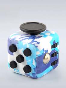 1pc Stress Relief Dice Handle Cube, Toy, Sensory Toy, 6 Different Functions, Relieve Stress And Anxiety, Pass Time, Finger Toy, Office Classroom Toy, Adult Gift (Colorful) - Multicolor - View 6