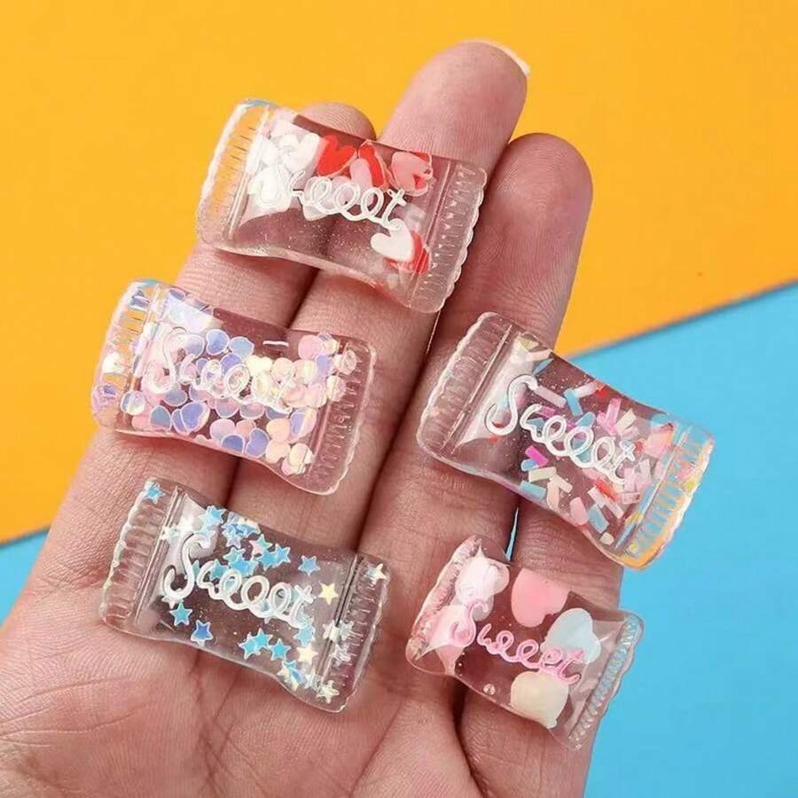 1pc Squeeze Toy Realistic 6-Piece Candy Silicone Mold