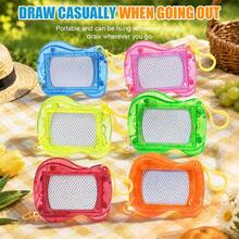 Children's Mini Portable Magnetic Drawing Board: Colorful Erasable Doodle Sketchboard, Early Education Learning Toy, Compact Travel Toy Suitable For Car, Airplane And Mobile Activities, Creative Brain Development Gift For Boys And Girls, Ideal Preschool STEM Activity And Quiet Play Essential Random Accessory Color - Multicolor - View 6