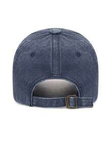 1pc Unisex Vintage Washed Distressed Baseball Cap, Always 75 3D Embroidered Dad Hat, New York Curved Brim Adjustable Hat, Streetwear Style For Men And Women - A - View 10