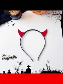 2/1pc Funny Halloween Decorative Headband, Cosplay Hair Accessory Prop, 2 Colors Available - Multicolor - View 10