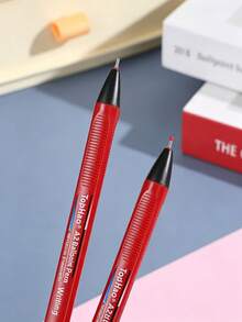 5/10/20pcs Retractable Ballpoint Pens, Medium Tip Smooth Writing Oil Ink Pens, Black Blue Red 3 Colors Optional, Large Capacity Student Office Writing Stationery, Office Learning Supplies, Back To School Gift For Friends - Sets - View 3