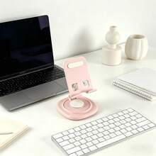 1pc 360° Rotatable Metal Phone & Tablet Stand, 4 Colors Available, Stable & Anti-Slip Design, Adjustable Angle, Portable Foldable, Suitable For Desk, Office, Outdoor Camping, Watching Movies - Multicolor - View 13