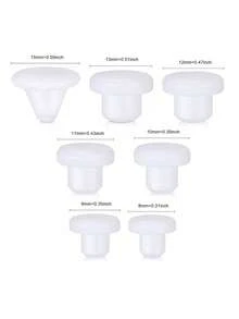 5pcs/7pcs/12pcs/Set Silicone Belly Button Shaper Regular Concave Navel Trainer Soft Piercing Plug Body Shaper For Women - Clear - View 2