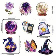 30Pcs Witchy Stickers Set, Waterproof Cute Stickers For Adults Teens, Fantasy Pet Sticker Pack For Diy Notebook Decoration Scrapbooking Photo Album - Multicolor - View 6