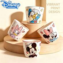 Mug Keramik Minnie Mouse Resmi Disney, Cangkir Kopi 200ML, Cangkir Air dengan Gambar Kartun Lucu, Cangkir Susu Sarapan di Rumah, Cangkir Minum Hadiah untuk Dapur - MultiWarna - View 2
