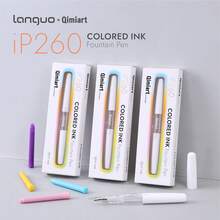 Set Pena Tinta 4 Warna Languo, Pena Tinta Isi Ulang, Ujung Pena Halus Presisi, Ujung Pena Paduan Tahan Aus untuk Menulis Halus dan Stabil, Warna Tinta Kaya, Jenuh, dan Transparan, Cocok untuk Menulis Siswa, Kaligrafi, Menggambar, Seni, Mencoret-coret, dan Hadiah Bisnis. - MultiWarna - View 5
