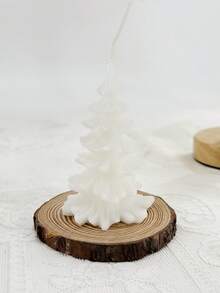 Christmas Tree Candle Set, Decorative Scented Wax Candles, Handmade Pine Tree Shaped Candle For Christmas Home Decor, Holiday Table Centerpiece, Festive Gift For Family Friends - 1PC - View 2