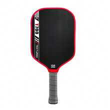1PC T700 Pro Pickleball Paddle, Made Of T700 Carbon Fiber Matte Material, Enhanced Ball Control, Improved Accuracy, Increased Thickness With Larger Sweet Spot And Longer Shape, Comfortable Grip, Suitable For Professional Competition - Red - View 7
