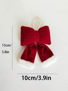 1个3D蝴蝶结装饰品，装饰挂件，有S/M/L/XL四种尺寸可选，适合室内或室外派对装饰、婚礼装饰、情人节等场合。 - 紅色 - 查看 18
