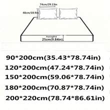 Faux Rabbit Fur Fitted Sheet & 2 Pillowcases Set, 3 Pieces, Super Soft Plush Bedding, Warm And Comfortable For Autumn/Winter, Machine Washable, Fluffy Skin-Friendly, All Season Bedding, Inner Filling Not Included - Dark Grey - View 3