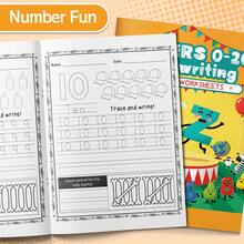 Buku Aktivitas Belajar Alfabet & Angka 0-20, Pengenalan Huruf ABC A-Z, Menjiplak Huruf Besar & Kecil, Latihan Menulis Tangan, Lembar Kerja Berhitung & Aktivitas, Keterampilan Motorik Halus, Perlengkapan Kelas Prasekolah, Taman Kanak-kanak, dan Homeschooling - Aktivitas Pembelajaran Alfabet & Angka - View 6