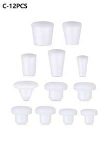 5pcs/7pcs/12pcs/Set Silicone Belly Button Shaper Regular Concave Navel Trainer Soft Piercing Plug Body Shaper For Women - Clear - View 11