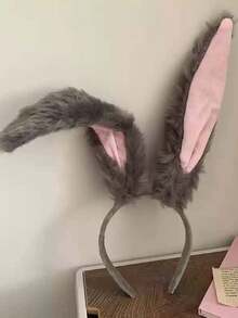 1pc Pure Style Sexy Bunny Ears Cosplay Halloween Headband - Multicolor - View 4