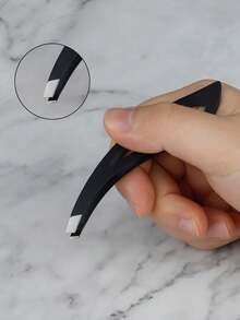 1pc Stainless Steel Ultra Sharp Eyebrow Tweezers, Perfect For Shaping And Removing Eyebrows And Facial Hair, Suitable For Men And Women - Multicolor - View 9