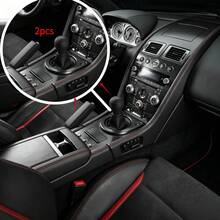 2pcs Gear Shift Cover & Handbrake Cover, Silicone Manual Gear Shift Knob Protector, Tool-Free Installation, Anti-Slip, Anti-Scratch, Dust-Proof, Interior Modification, Fits Most Car Models - Gear Shift Boot - View 4