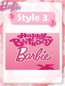 MASSDI Backdrop, Personalized Polyester Birthday Backdrop, Pink Heart Cartoon Silhouette Character Print, Wrinkle Resistant Fabric, Easy Hanging, Photo Booth Background, Celebration Decor, Party Ornament, Party Favor, Holiday Gift Accessory - Multiple Styles - View 14