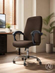 Waterproof Stretch Office Chair Cover, Elastic Computer Desk Chair Slipcover, Washable Dustproof Chair Protector For Home Office - Multicolor - View 10
