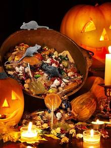 Mini Realistic Fake Mouse Prop, Lifelike Design, Suitable For Pranks And Jokes. Perfect For Halloween, April Fools' Day Party Scenes, Can Be Used For Funny Scene Decoration, Creating A Thrilling And Fun Party Atmosphere, A Small Holiday Prank Decoration Prop. - Mouse - View 5