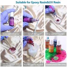 Epoxy Resin Pigment Real Color Colorant Concentrated 24 Color Liquid Resin Dye For Art And DIY Jewelry Making,10ml Each - 24colors/set - View 6