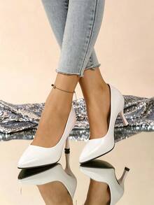 Women Pumps - White - View 2