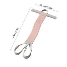 1pc New Multifunctional Yoga Pedal Resistance Band, Suitable For Sit-Up Training, Leg Stretching, Abdominal And Arm/Leg Strength Training - Multicolor - View 9