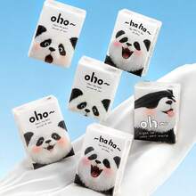 1/2/4/6/9/18 Packs Of Panda Baby Cartoon Pattern Tissues, Portable Small Packs Of Tissues, Student Special Handkerchief Tissues, For Work, Business Trips Travel, And Outdoor.[Random Style] - Multicolor - View 8