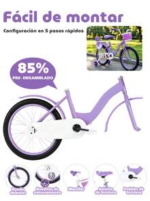 Kids Bikes - Violet Purple - View 2