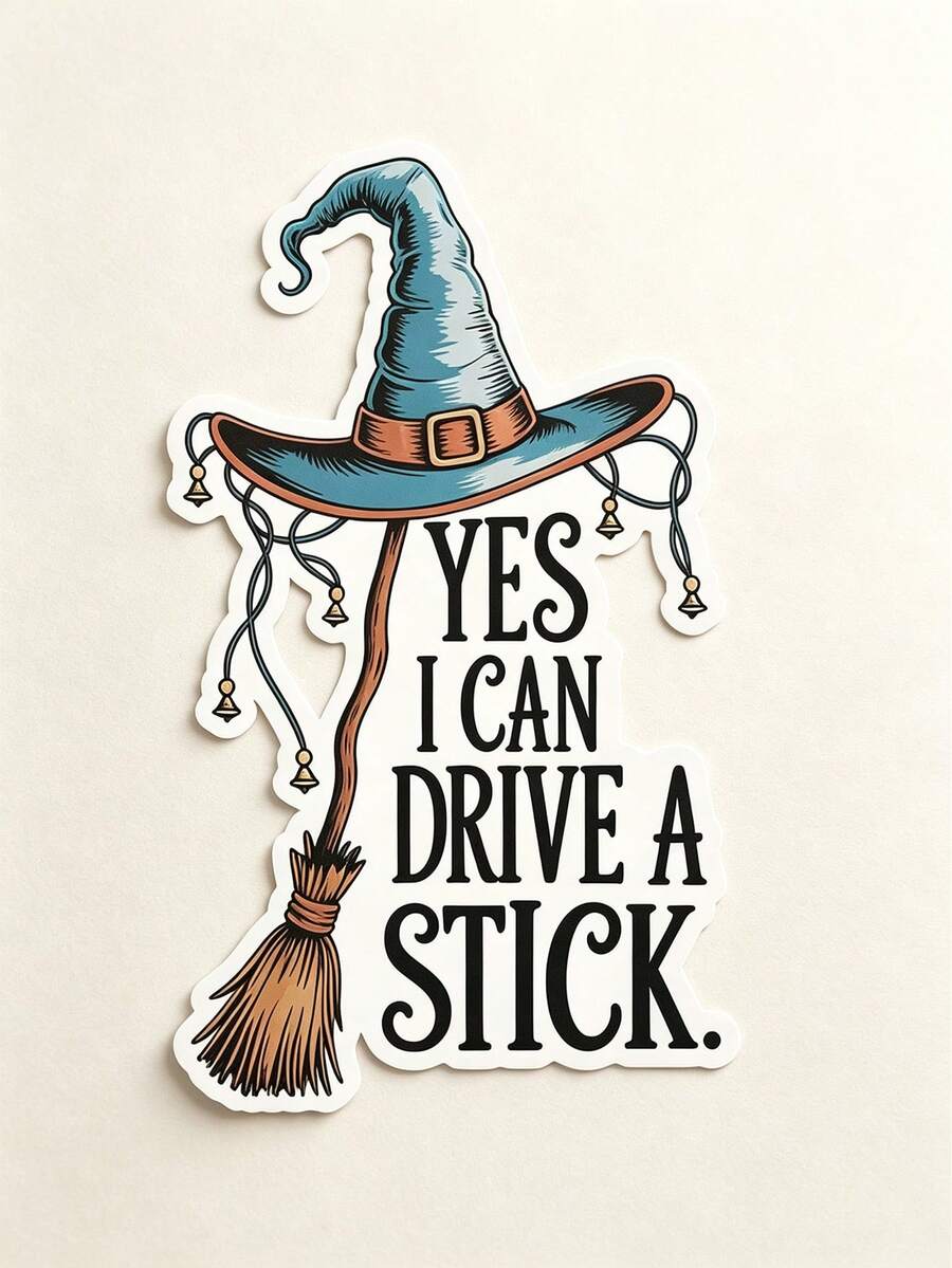 Halloween Witch Hat & Broom Pattern Heat Transfer Vinyl Stickers, Suitable For T-Shirt Making, Pillow Decoration, Multi-Color Durable Washable Vinyl Material, Can Be Used For Backpacks, Pillows, Pants, Sofas, Fade-Resistant T-Shirt Printing Stickers