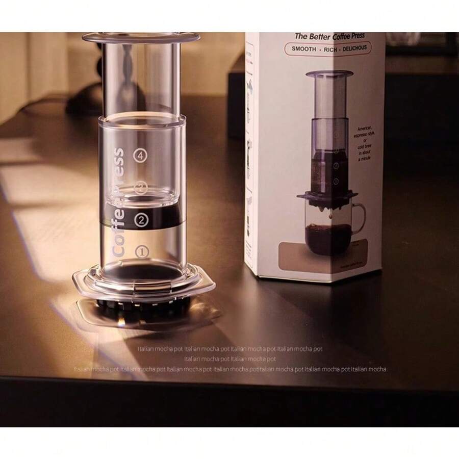 3-In-1 Clear Coffee Press Brew Method Combines French Press For Travel - 26B-d-wIN-uK-hand-operated Coffee Maker - View 1