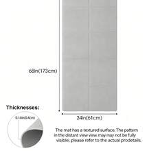 EVA Foldable Yoga Mat, Non-Slip Wear-Resistant Fitness Training Mat, Compact Portable Thickened Nap Mat, Suitable For Classroom Student Rest, Bedroom Floor Sleeping, Home Fitness Workout, Pilates Training, Stretching And Indoor Activity Mat - Multicolor - View 2
