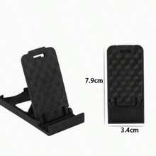 1pc Transparent Acrylic Phone Stand, Solid Clear Desktop Phone Base, Stable Smartphone Desktop Accessory, Suitable For Watching Videos, Office, Home And Bedroom Desktop Daily Use, Desktop Accessory, Phone Accessory, Room Decor - A - View 8