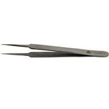 Pinza Relojero 2 Profesional Precisión Acero Inoxidable Punta Fina Reparación Relojes Joyería Electrónica Microcomponentes Herramienta Manualidades Modelismo - Plateado - Ver 3