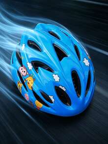 1 Piece Protective Sports Helmet With Adorable Deer Print Pattern, Lightweight & Durable Shell, Custom Adjustable Circumference, Removable Detachable Inner Lining, Gift For Outdoor Cycling, Skateboarding And Roller Skating Sports - Multicolor - View 10
