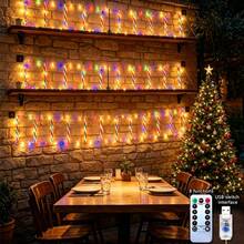 1pc USB Powered Santa Climbing Ladder Light, Warm White LED Fairy String Lights, Easy Hanging Christmas Decoration Light, Indoor & Outdoor Use, Suitable For Windows, Walls, Christmas Tree, Home Holiday Party Decor - USB Santa Claus Ladder Light - View 9